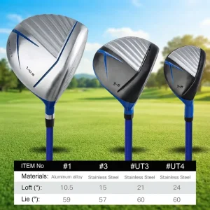 Golf Club OEM Right Handed Large Sweet Spot Golf Head Custom Logo Golf Driver Wood Hybrid Head