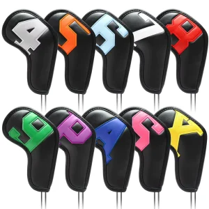 Golf Club PU Protective Golf Iron Head Cover Golf Head Covers Headcover