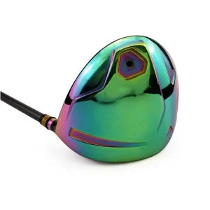 Golf Club Rainbow Plated No 1 Wood Weighted Driver JSB 203 R Flex Custom Made Golf Equipment