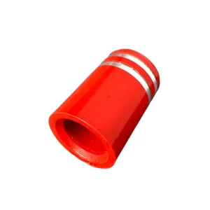 Golf Club Sand Grip Cover 123# 9.2mm*14.22mm*20mm 355 Caliber Red with Dual Silver Rings