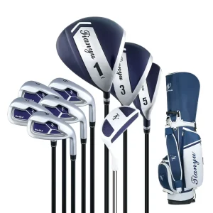 Golf Club Set 9 Piece Set Iron Carbon Steel Men Right Handed Mixed Practice Forged Golf Clubs