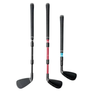 Golf Club Three Section Telescopic Retractable 85cm Aluminum Alloy Indoor Practice Cutting Bar
