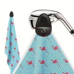 Golf Club Towel Microfiber Sublimate Kitchen Sports Towel Microfiber Magnetic Waffle Golf Towel With Magnet