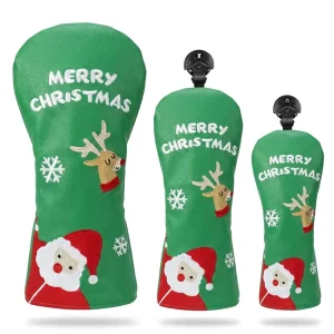 Golf Club Wood Covers 3 5 X Set Premium Leather Embroidery Waterproof Headcovers with Custom Embroidery Low MOQ
