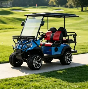 Golf Club Work Cart Multi Purpose Golf Buggy Electric Utility Cart Low Speed Community Cart