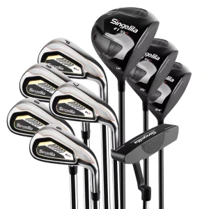 Golf Clubs Complete Set with Golf Bag 9 Pcs Left and Right Handed Custom Golf Club Set for Beginner