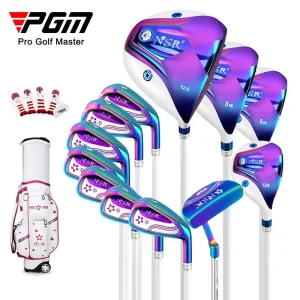 Golf Clubs NSR2 Generation Women’s 12 Piece Titanium Alloy Stainless Steel No. 1 Wood High Rebound Club Set Model LTG026