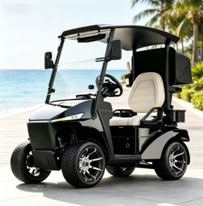 Golf Course Cargo Carrier Single Seat Low Speed Vehicle Lawn Maintenance Cart Utility Golf Cart Factory Direct Golf Cart OEM