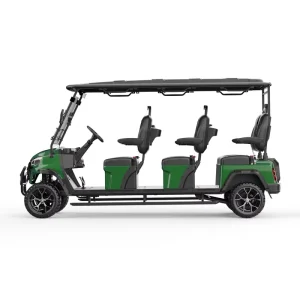 Golf Course Tool Cart High Ground Clearance Off road Golf Cart 6 seater Sightseeing Shuttle Vehicle