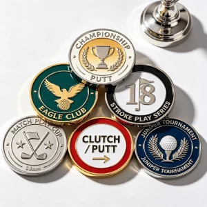 Golf Divot Tool Ball Marker Brass Metal for Engraving