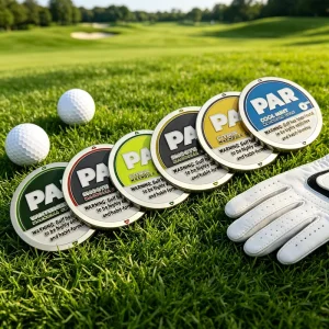 Golf Divot Tool Custom Ball Marker Golf hat Clip Blank Metal Bulk Personalized Magnet Golf Ball Marker Divot Tool