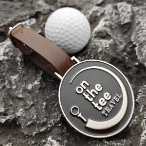 Golf Divot Tool Durable Personalized Poker Chip Golf Ball Marker Small Marker Balls Golf Bag Hang Tag