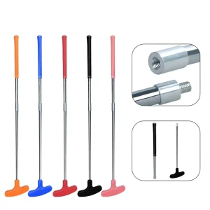 Golf Double Sided Putter Detachable Two Section Design Ambidextrous Rubber Grip Children’s Golf Club Aluminum Alloy Shaft 85.5cm