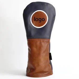 Golf Driver Headcover PU Leather Custom Logo Heat Press