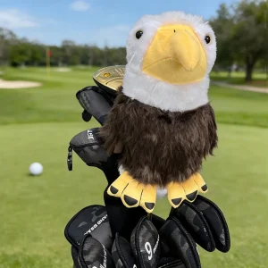 Golf Driver Headcover Soft Plush Eagle Design Unisex Golf Headcover