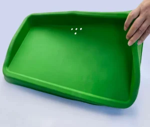 Golf Driving Range Ball Tray Large Capacity Silicon Rubber Waterproof Golf Ball Holder with Drainage Hole Outdoor Golf Training