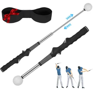 Golf Driving Range Trainer Stick Retractable Golf Training Aid Stick Factory Direct Golf Swing Corrector Arm Band
