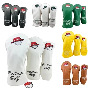 Golf Fisherman Pattern Design Hat Pattern Logo Custom Golf Club Head Cover