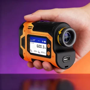 Golf Flag Lock Speed Measurement High Precision 600m-1800m Laser Distance Meter