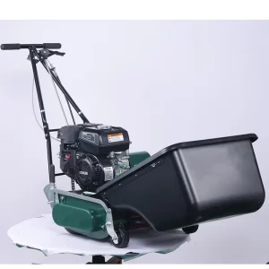 Golf Football Field Use 20″ Mini Reel Helical Cylinder Lawn Mower Gasoline Engine Professional Small Reel Lawn Mower