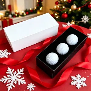 Golf Gift Golf Balls Set Gift Box Durable Golf Balls Two Piece White Golf Balls With Logo Custom Christmas Gift Business Gift