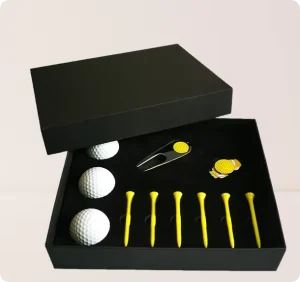 Golf Gift Set Divot Tool Metal Components Compact Cardboard Pack Custom Logo Portable Outdoor Golf Accessory for Beginner