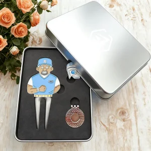 Golf Gift Set Professional Engrave Divot Tool Personalized Made Logo Golf Poker Chip Custom Luxury Ball Marker