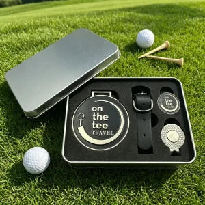 Golf Gift Set Waterproof Golf Bag Tag Golf Ball Marker