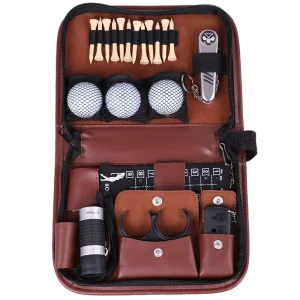 Golf Gift Set with Golf Tees Score Counter PU Small Gift Box Customizable Logo Other Golf Accessories & Supplies