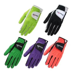 Golf Glove Custom Golf Glove for Men Left Hand Breathable Green 3D Performance Mesh Non slip Micro Fiber Golf Gloves