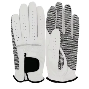 Golf Gloves Anti Slip Granules Soft Breathable Gloves Durable Cabretta Leather Professional Gloves