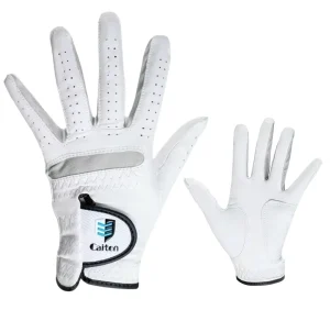Golf Gloves Genuine Sheepskin Leather Men Non slip Soft Fabric Breathable Comfortable Fitting for Golfers
