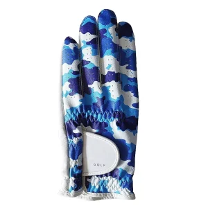 Golf Gloves Women Right Handed Golfer Left Hand Ladies Breathable Soft All Weather Extra Grip Printed Pattern Color