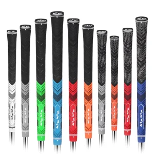 Golf Grip Custom Logo Non Slip Rubber Golf Club Grips OEM Midsize Standard Cord Golf Grips