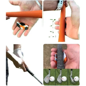 Golf Grip Trainer Posture Correction Tool Golf Swing Trainer Grip Pad Golf Grip Training Aid Improve Swing Accuracy