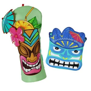 Golf Head Covers PU Leather Embroidery Driver Wood Club Covers Golf Headcovers