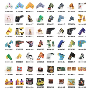 Golf Headcover Accessory Driver Fairway Hybrid Wood Club Cover Mallet Blade Putter Cover Golf Head Cover