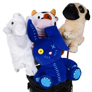 Golf Headcover Plush Driver Cover Animal Headcover Cotton Golf Head Cover