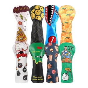 Golf Headcover Set Embroidery Golf Accessories Funny Golf Driver Head Covers