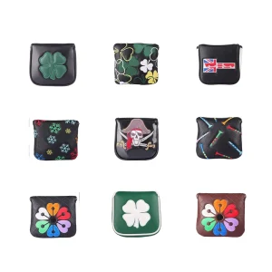 Golf Headcover for Mallet Putter Golf Club Head Covers for OEM Mallet Putter Head Cover Custom Golf Headcovers