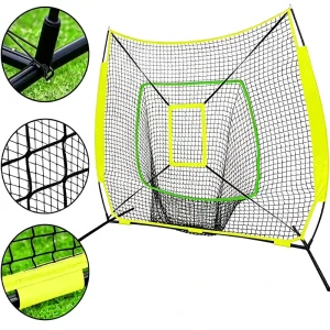 Golf Hitting Cage Net with Target Indoor and Outdoor Practice Net