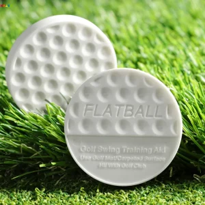 Golf Hitting Flat Ball for Swing Training Golf Flat Ball Training Aid OEM ODM Factory Supply Manufacturer Swing Training Ball