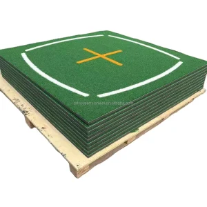Golf Hitting Mat for Beginners Posture Correction Swing Training Mat with Cross Lines Durable Shock Protects Joints