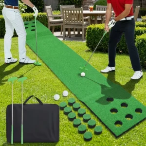 Golf Hitting Mat for Indoor Outdoor Folding Gym Golf Training Aid Portable for Golfers of All Levels