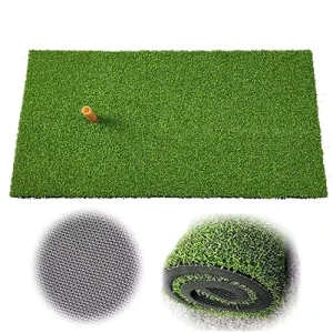 Golf Hitting Mats Practice Golf Hitting Training Aids Flexible Mini Size Curlable Golf Mat 30x60cm Rollable Golf Mat