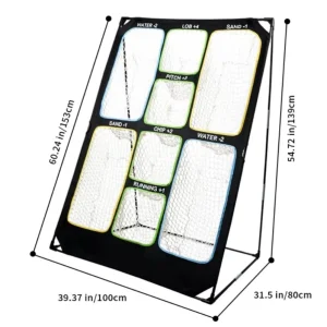 Golf Hitting Training Equipment Golf Chipping Net Golf Practice Net for Backyard Indoor and Outdoor Chipping Device Outdoor