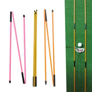 Golf Indicator Stick Golf Training Aids Three fold Direction Indicator Golf Alignment Stick