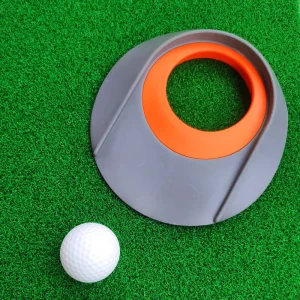 Golf Indoor Outdoor Training Aids Practical Plastic Hole Cup with Rubber for Putting Practice