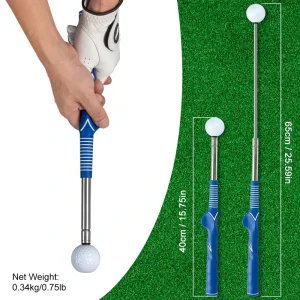 Golf Indoors Swing Trainer Scalable Iron Golf Swing Training Aid Posture Corrector Golf Practice Tool