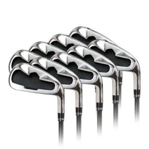 Golf Iron Club Right Handed Rubber Men Women Beginner Stainless Steel Head CNC Milled Face Carbon Shaft 7 Iron Practice OEM
